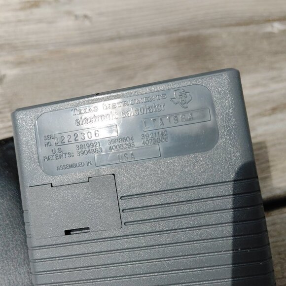 Texas Instruments TI-20-II LTA1984 Vintage Calculator 0222306 With Case WORKS - Picture 2 of 5